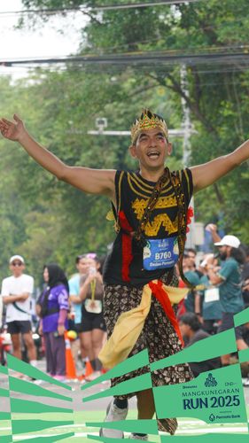 Race photo from Mangkunegaran Run 2025