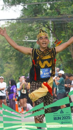 Race photo from Mangkunegaran Run 2025