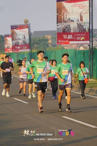 Race photo from BAF LIONS RUN 2024