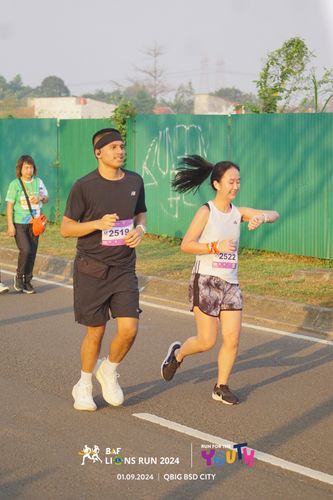Race photo from BAF LIONS RUN 2024