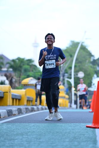 Race photo from KEMLU RUN 2025