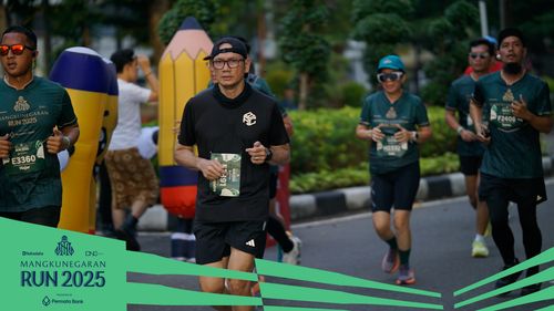 Race photo from Mangkunegaran Run 2025