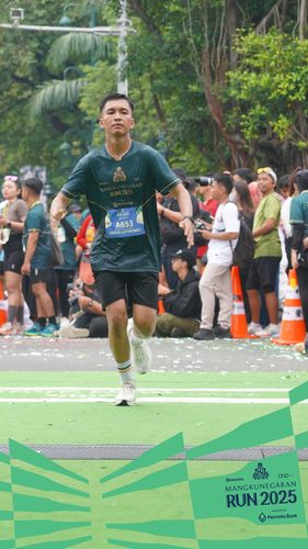 Race photo from Mangkunegaran Run 2025