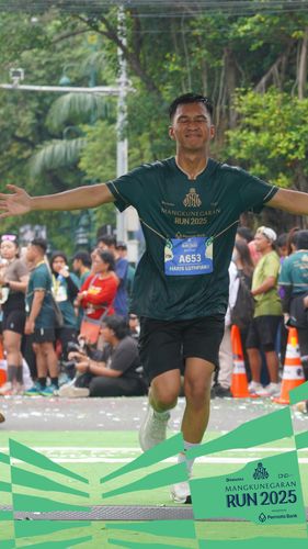 Race photo from Mangkunegaran Run 2025