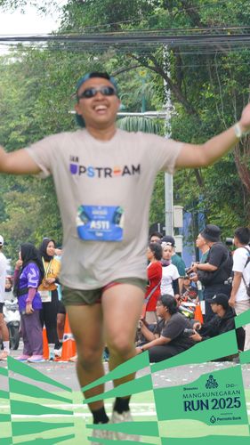 Race photo from Mangkunegaran Run 2025