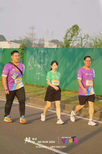 Race photo from BAF LIONS RUN 2024
