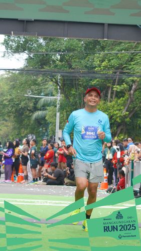 Race photo from Mangkunegaran Run 2025