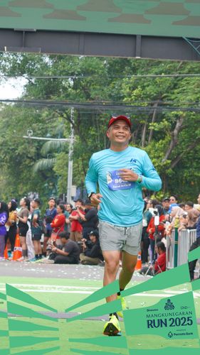 Race photo from Mangkunegaran Run 2025