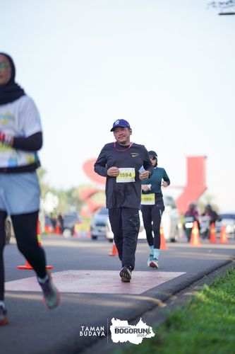 Race photo from Taman Budaya x BOGORUN 2025
