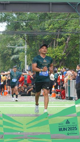 Race photo from Mangkunegaran Run 2025