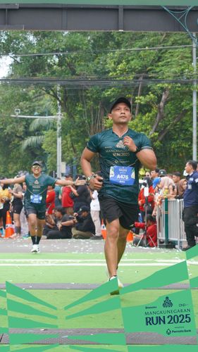 Race photo from Mangkunegaran Run 2025