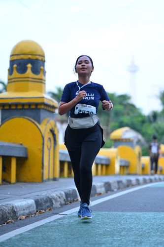 Race photo from KEMLU RUN 2025