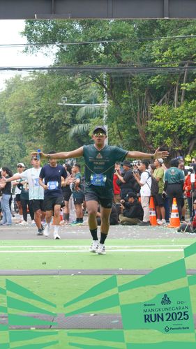 Race photo from Mangkunegaran Run 2025