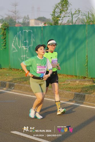 Race photo from BAF LIONS RUN 2024