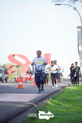 Race photo from Taman Budaya x BOGORUN 2025