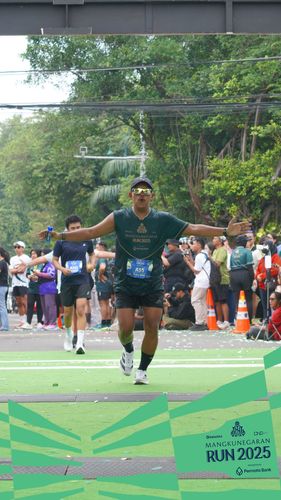 Race photo from Mangkunegaran Run 2025