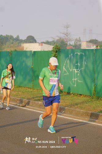 Race photo from BAF LIONS RUN 2024