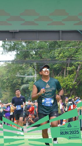 Race photo from Mangkunegaran Run 2025