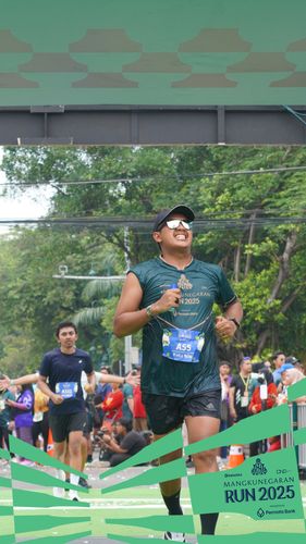 Race photo from Mangkunegaran Run 2025