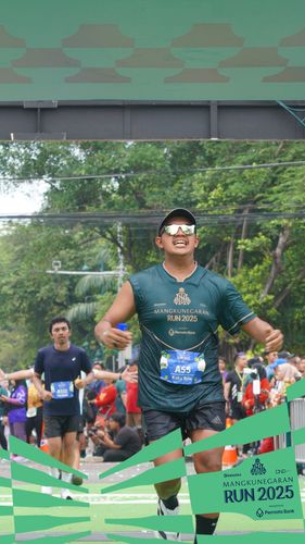 Race photo from Mangkunegaran Run 2025