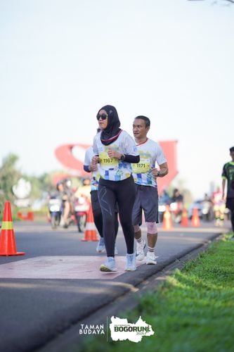 Race photo from Taman Budaya x BOGORUN 2025