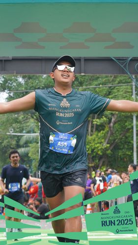 Race photo from Mangkunegaran Run 2025