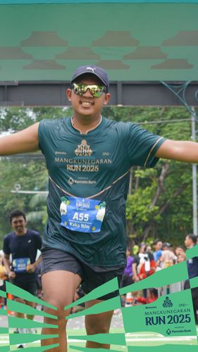 Race photo from Mangkunegaran Run 2025