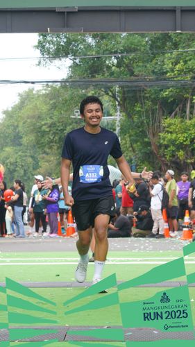 Race photo from Mangkunegaran Run 2025