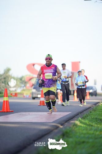 Race photo from Taman Budaya x BOGORUN 2025
