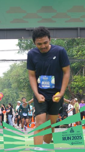 Race photo from Mangkunegaran Run 2025