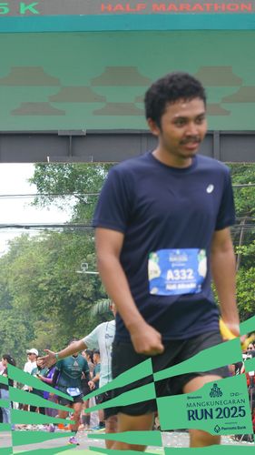 Race photo from Mangkunegaran Run 2025