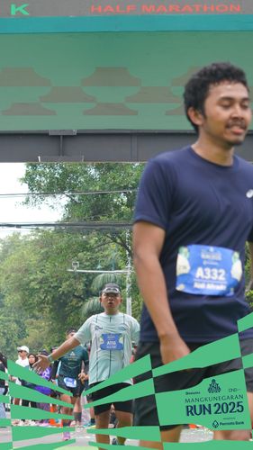 Race photo from Mangkunegaran Run 2025