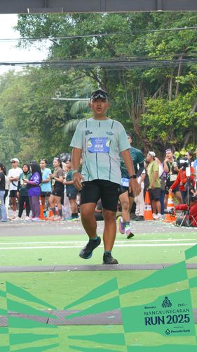 Race photo from Mangkunegaran Run 2025