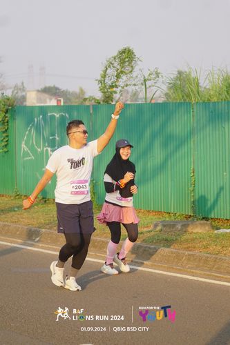 Race photo from BAF LIONS RUN 2024
