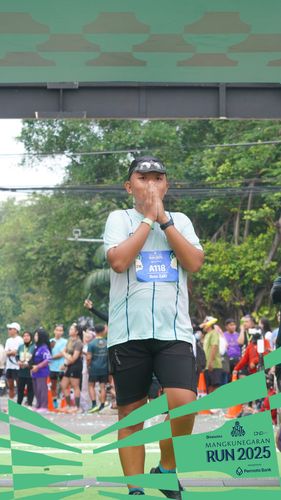 Race photo from Mangkunegaran Run 2025