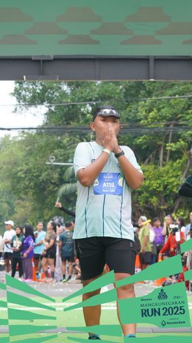 Race photo from Mangkunegaran Run 2025