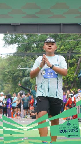 Race photo from Mangkunegaran Run 2025