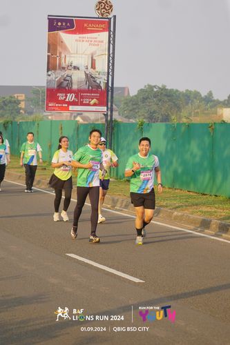 Race photo from BAF LIONS RUN 2024