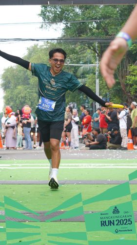 Race photo from Mangkunegaran Run 2025