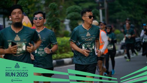 Race photo from Mangkunegaran Run 2025