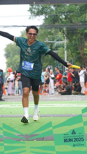 Race photo from Mangkunegaran Run 2025