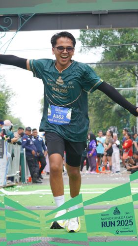 Race photo from Mangkunegaran Run 2025