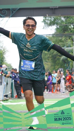 Race photo from Mangkunegaran Run 2025