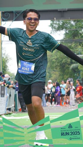 Race photo from Mangkunegaran Run 2025
