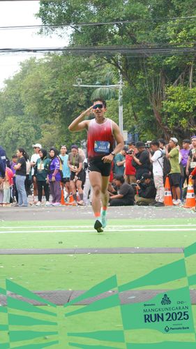 Race photo from Mangkunegaran Run 2025