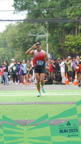 Race photo from Mangkunegaran Run 2025