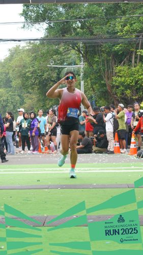 Race photo from Mangkunegaran Run 2025