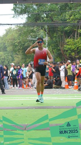 Race photo from Mangkunegaran Run 2025