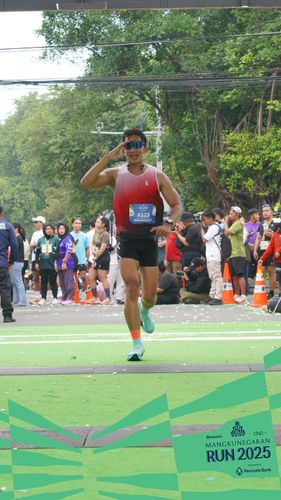 Race photo from Mangkunegaran Run 2025