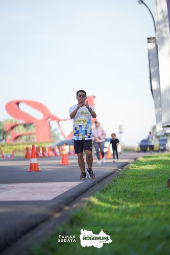 Race photo from Taman Budaya x BOGORUN 2025